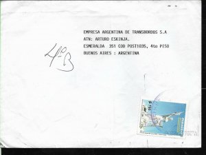 AAMER-62 PARAGUAY 2004 COVER TO ARGENTINA WITH MODERN CONMEMORATIVE 