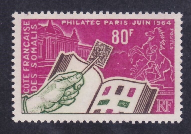 Somali Coast 301 Mint OG 1964 Philatelic Issue Stamp on Stamp Very Fine