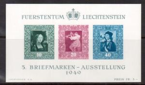 Liechtenstein #238 VF/NH Souvenir Sheet