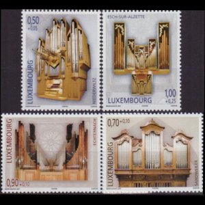 LUXEMBOURG 2007 - Scott# B456-9 Pipe Organs Set of 4 NH