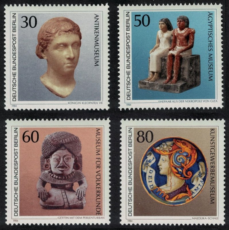 Berlin Art Objects in Berlin Museums 4v 1984 MNH SG#B670-B673