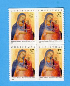 2004 Christmas   3879  Block of  4 MNH