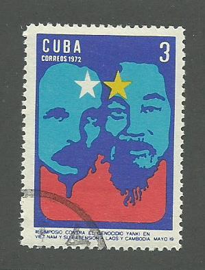 1972 Cuba Scott Catalog Number 1696 Used