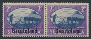 Basutoland SG 30 Mint Hinged  Pair OPT - Victory 