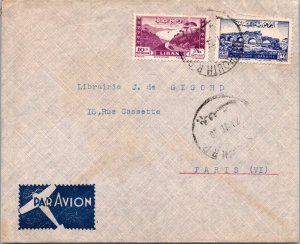 Lebanon 1950 - Airmail - Beyrouth - J7479