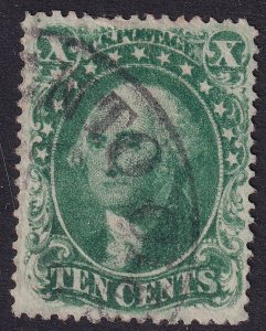 #33 Used, VF, Neat cancel (CV $190 - ID49380) - Joseph Luft