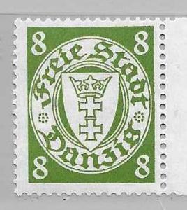 Danzig 227 8pf Arms single MNH