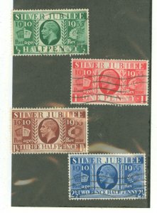 Great Britain #226-9 Used