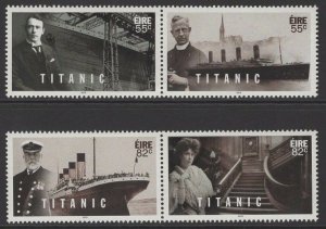 IRELAND SG2110/3 2012 CENTENARY OF THE SINKING OF RMS TITANIC MNH