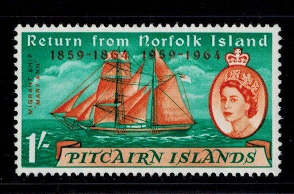 Pitcairn Islands 34 MNH VF lovely copy
