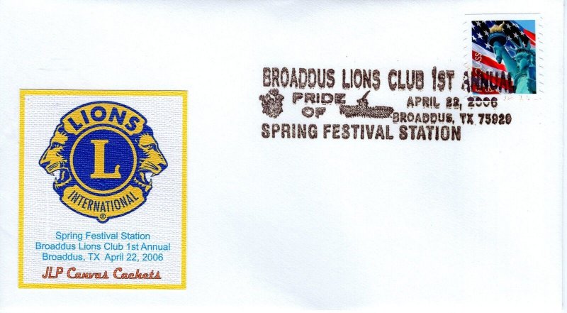 BROADDUS LIONS CLUB SPRING FESTIVAL STATION,  BROADDUS, TX   2006  L44