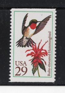 2642 *  RUBY THROATED HUMMINGBIRD *  U.S. Postage Stamp MNH *