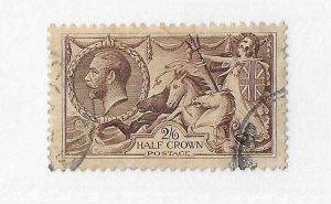 Great Britain Sc#173a 2sh6p darker brown used VF