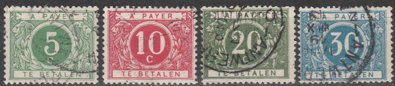 Belgium #J12-15  F-VF  Used CV $38.00  (A15323)