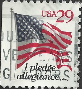 # 2594 USED FLAG AND PLEDGE OF ALEGANCE    