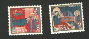 SPAIN - MNH SET - NAVIDAT - CHRISTMAS - 1971.
