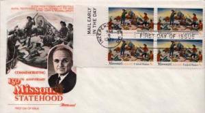 United States, First Day Cover, Missouri, Art