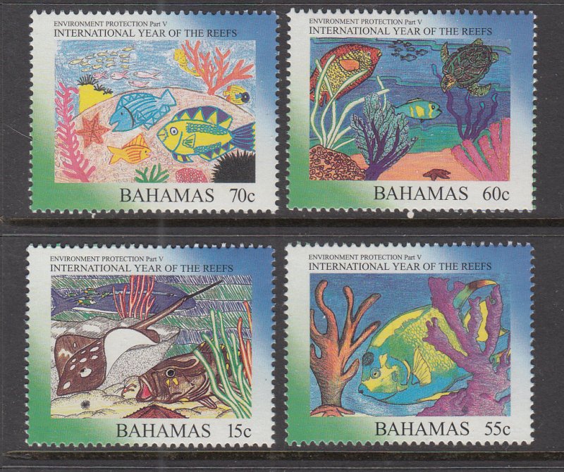 Bahamas 893-896 Marine Life MNH VF