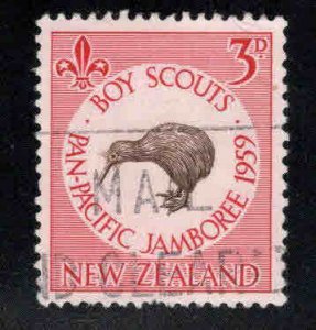 New Zealand Scott 326 Used  Boy Scout Jambore stamp