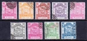 North Borneo - Scott #35-43 - Used/CTO - See description - SCV $5.10