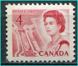 Canada #457p Centennial Issue Mint Never Hinged tag left