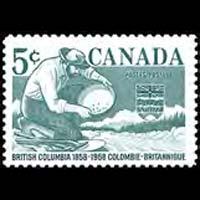 CANADA 1958 - Scott# 377 Gold Miner Set of 1 NH