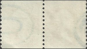 # 721 Used Line Pair Deep Violet George Washington