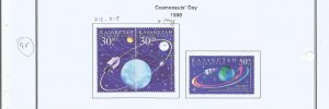 KAZAKHSTAN - 1998 - Cosmonauts Day - Perf 3v Set - Mint Lightly Hinged