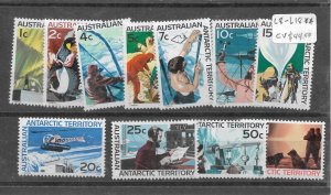 Australian Antarctic Territory: Sc # L8-L18, MNH (53707)