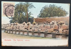 1905 Crete Greece Picture Postcard Cover The Sphinx Street