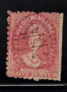 TASMANIA Scott # 23 Used - Van Diemens Land - CV $62.50