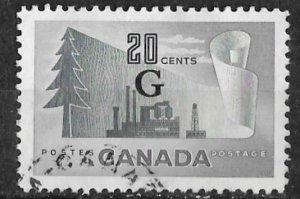 Canada # O30  G  Official Overprint    Forestry  (1) VF Used