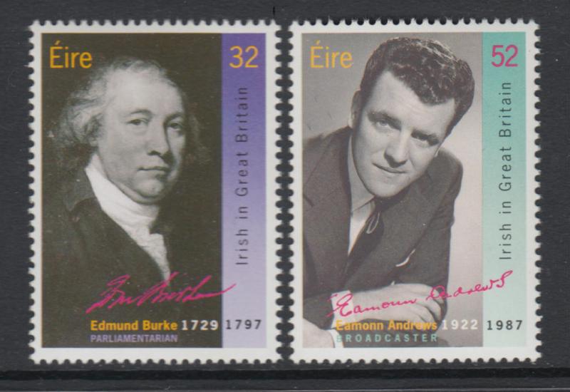 XG-V361 IRELAND - Famous People, 1994 Irish Influence MNH Set