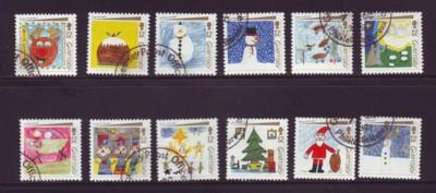 Guernsey Sc 464a-i 1991 Christmas stamps used