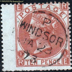 SG: 112 used Windsor 23.Jan.1873