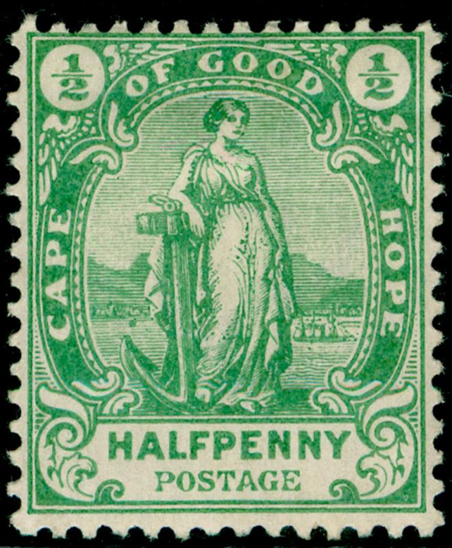 SOUTH AFRICA - Cape of Good Hope SG58, ½d green, M MINT.