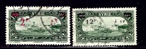 Syria 187 and 196 Used 1928 issues    (ap1727)