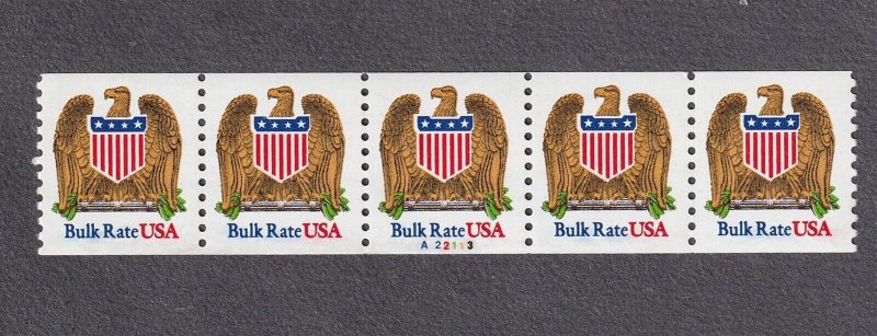 PNC5 10c E & S A22113 US 2602 MNH F-VF Broken Yellow 1 CPV