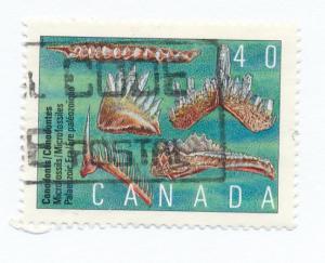 Canada 1991 Scott 1306 used - 40c, Conodonts, Microfossils