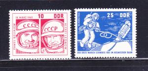 Germany DDR 762-763 Set MNH Space