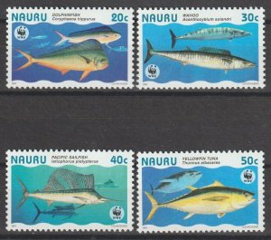 NAURU 1997 WWF SG 458/61 MNH