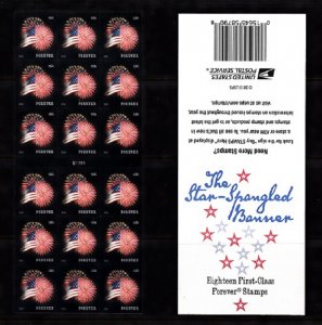 USA BOOKLET FOREVER SC# 4871a THE STAR SPANGLED BANNER - S.A. MNH - PL# S11111