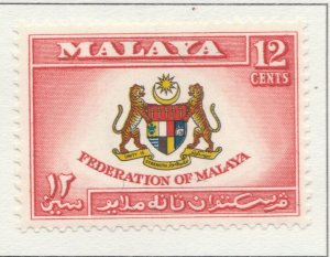 1957 MALAYAN FEDERATION MALACCA 12cMH* Stamp A29P12F31916-