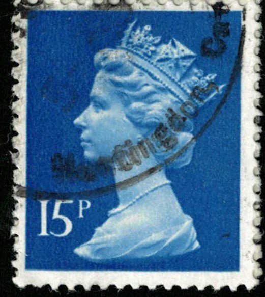 Queen, Great Britain 15p (T-4744)