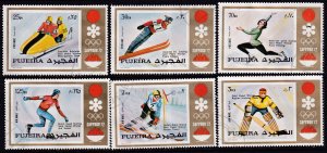 Fujeira (1972) #Mi 819-24 used (CTO). Olympics. Complete set