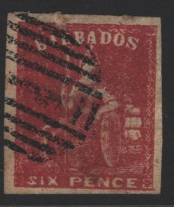 Barbados Sc#8 Used - forgery