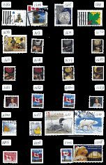 #7  LOT  CANADA   24 USED ALL DIFFERENT    SEE DESCRIPTION