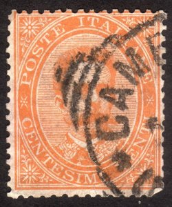 1879, Italy 20c, Used, Sc 47