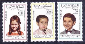 Morocco 207-09 MNH 1968 Children's Week Full Set of 3 Very Fine