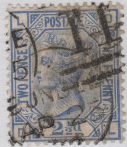 82 SG157 Plate 22  2 1/2d D-L